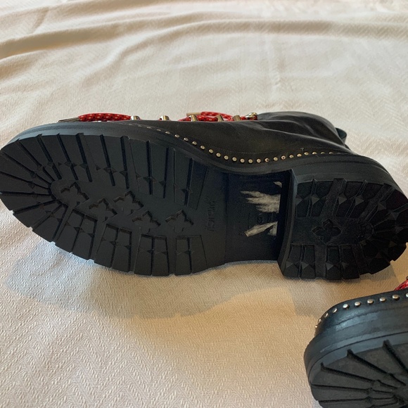 Rag and Bone Compass Leather Studded Boots, Size 37, Black - Picture 9 of 15